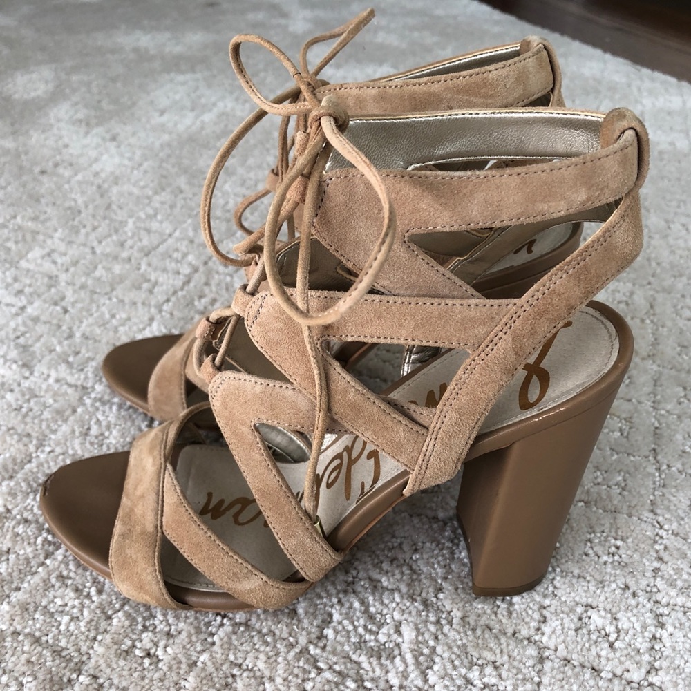 Sam Edelman Yardley Lace Up Heel size 8